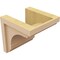 Ekena Millwork 8"W x 8"D x 8"H Wide Warren Rough Cedar Woodgrain TimberThane Corbel, Primed Tan CORUR08X08X08WARRCPR - alternate 6